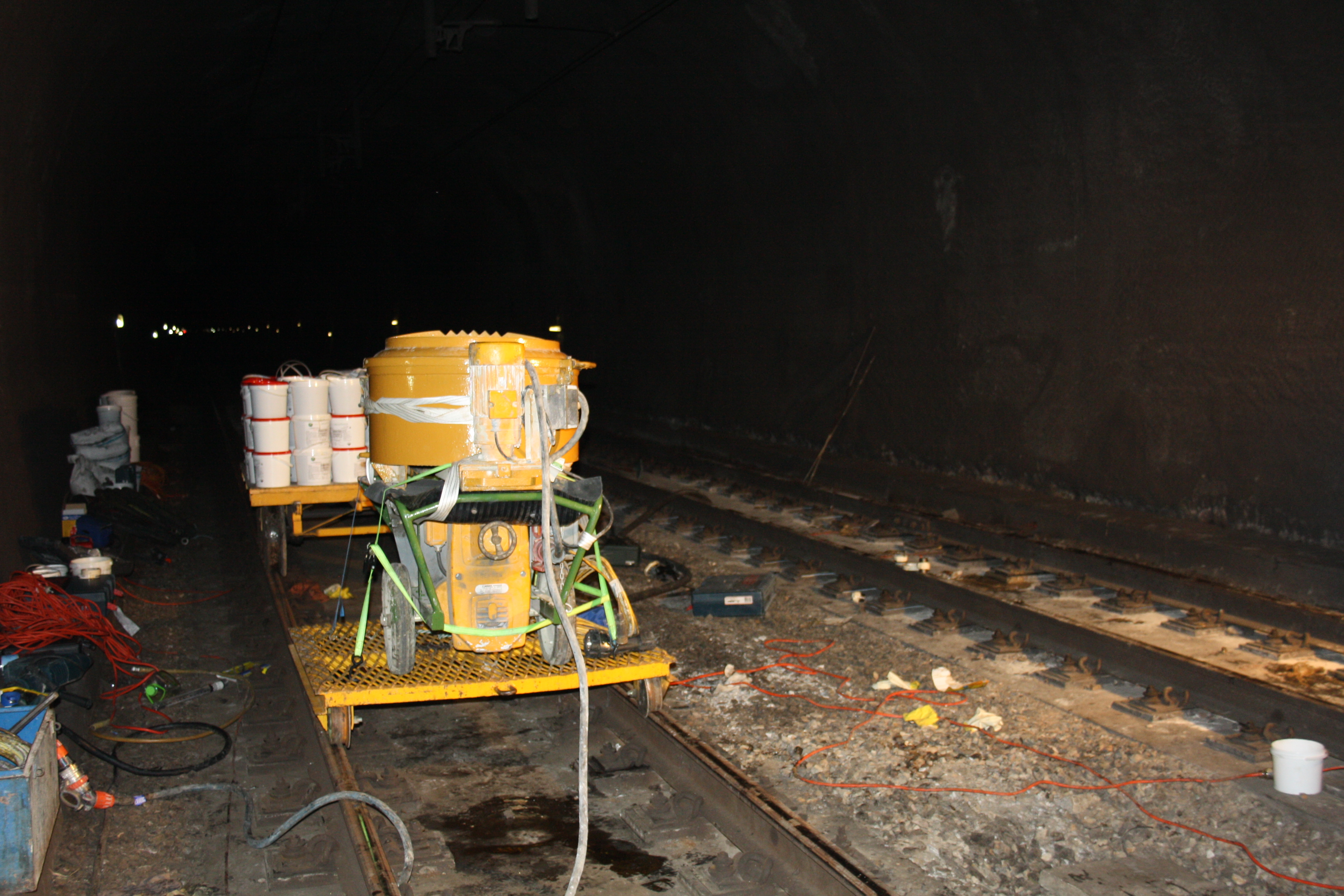 Grouting works