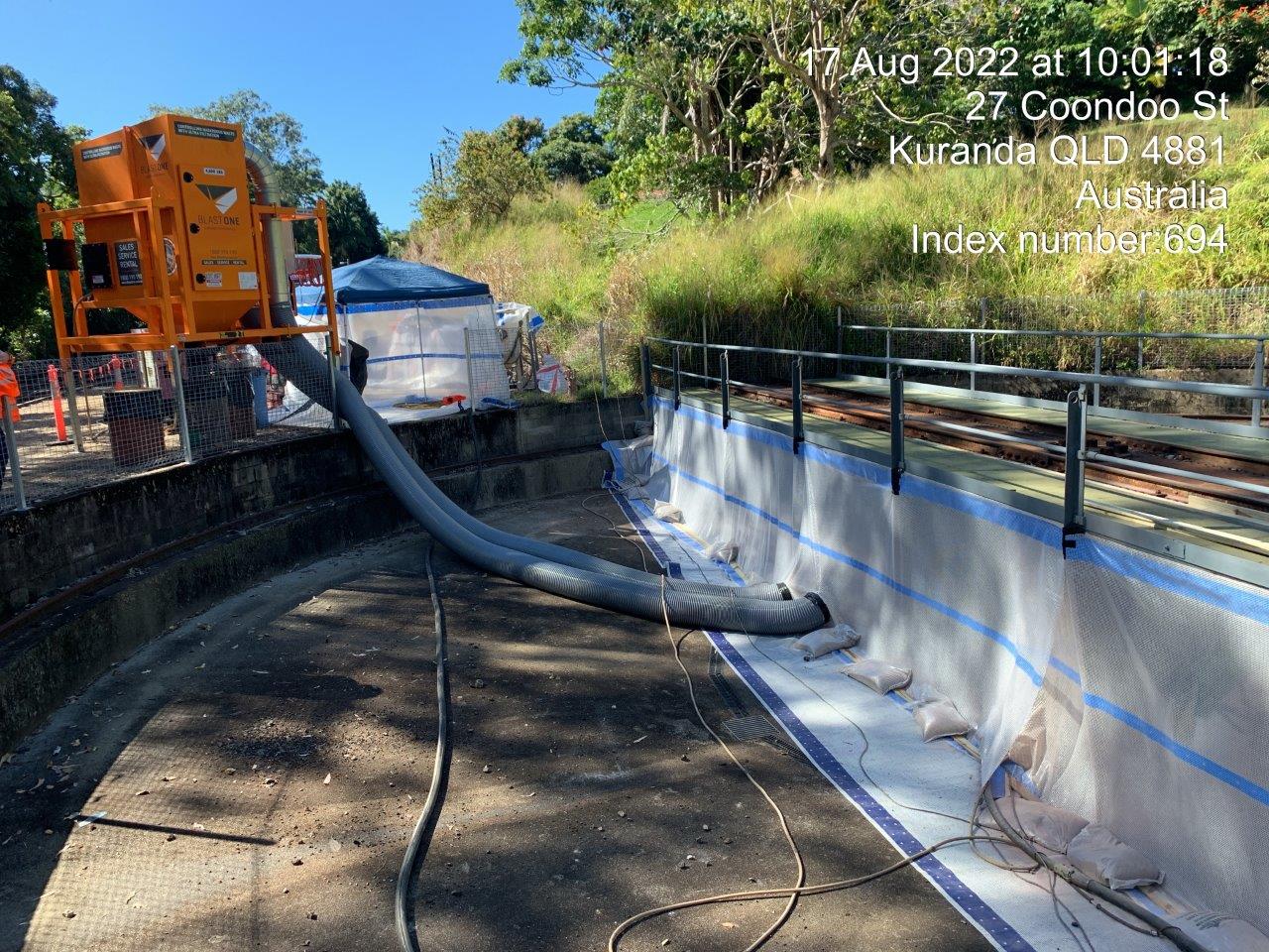 Industrial coating application